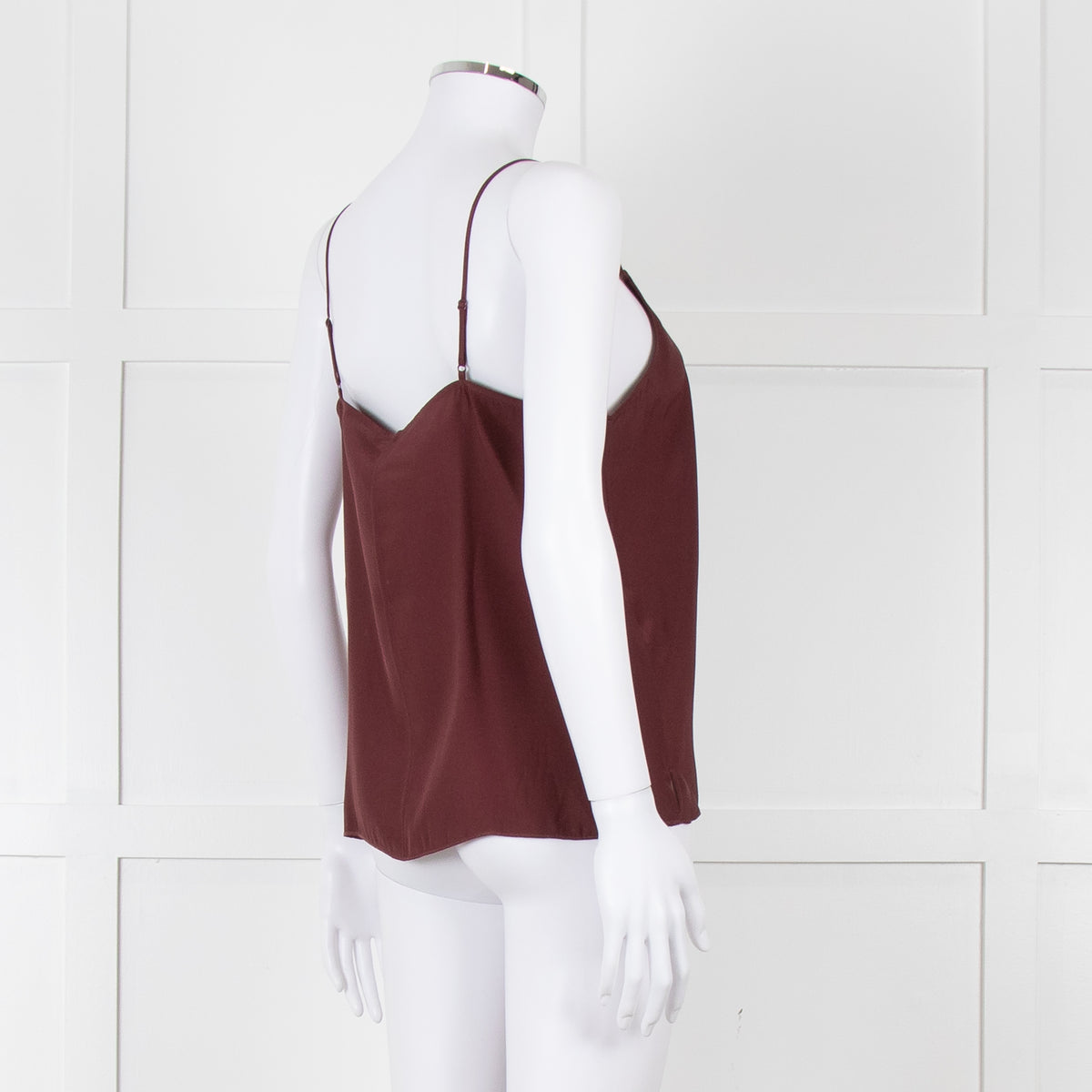 ATM Burgundy Silk Camisole