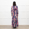 Ba&Sh Purple Blue V-Necked Long Dress