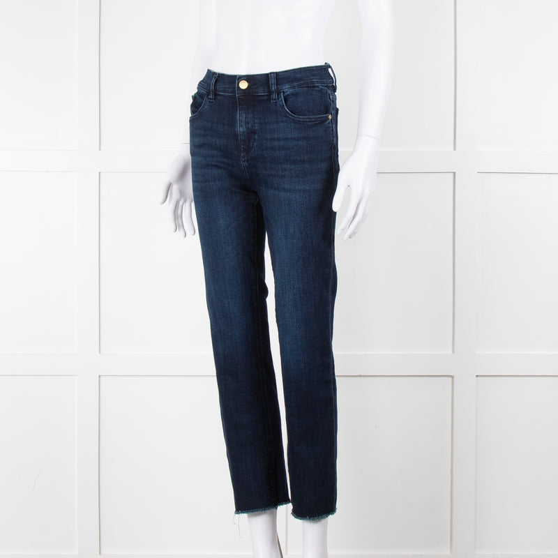 DL1961 Blue Mara Ankle Straight Leg Jeans