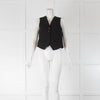 The Frankie Shop Gelso Black Waistcoat