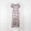 Lily & Lionel Pale Pink Snake Print Dress
