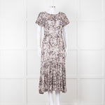 Lily & Lionel Pale Pink Snake Print Dress