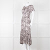 Lily & Lionel Pale Pink Snake Print Dress