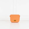 Mulberry Orange Grain Leather Small Darley Satchel Bag