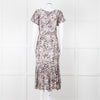 Lily & Lionel Pale Pink Snake Print Dress