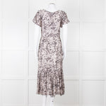Lily & Lionel Pale Pink Snake Print Dress