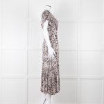 Lily & Lionel Pale Pink Snake Print Dress