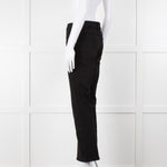Frame Le Crop Mini Boot Jeans in Black