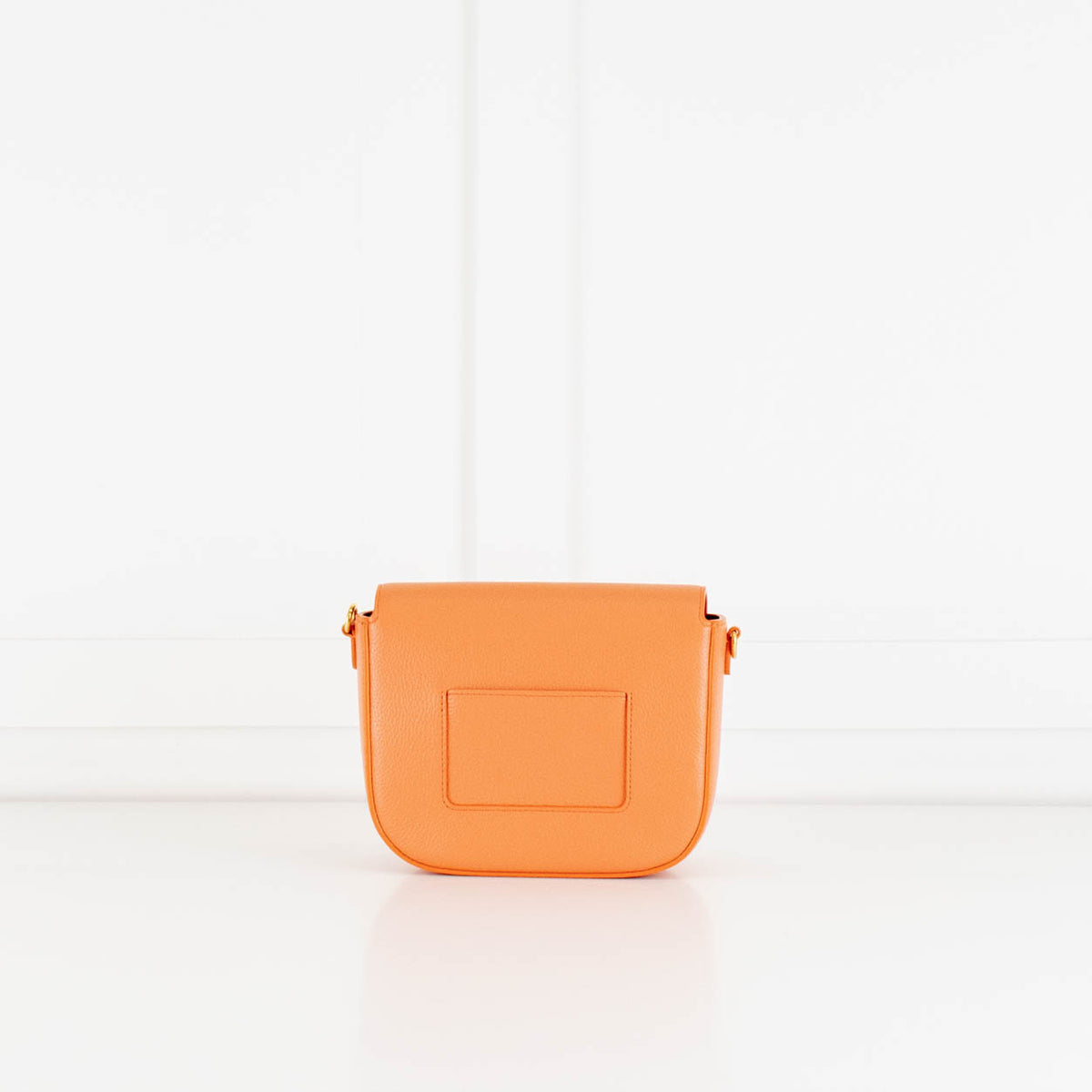 Mulberry Orange Grain Leather Small Darley Satchel Bag