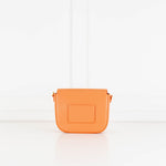 Mulberry Orange Grain Leather Small Darley Satchel Bag
