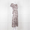 Lily & Lionel Pale Pink Snake Print Dress