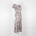 Lily & Lionel Pale Pink Snake Print Dress