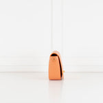 Mulberry Orange Grain Leather Small Darley Satchel Bag