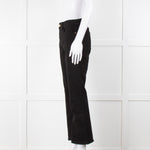 Frame Le Crop Mini Boot Jeans in Black