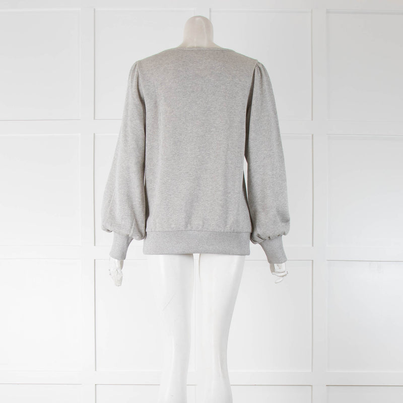 Iris Grey Silver Fleck Sweatshirt