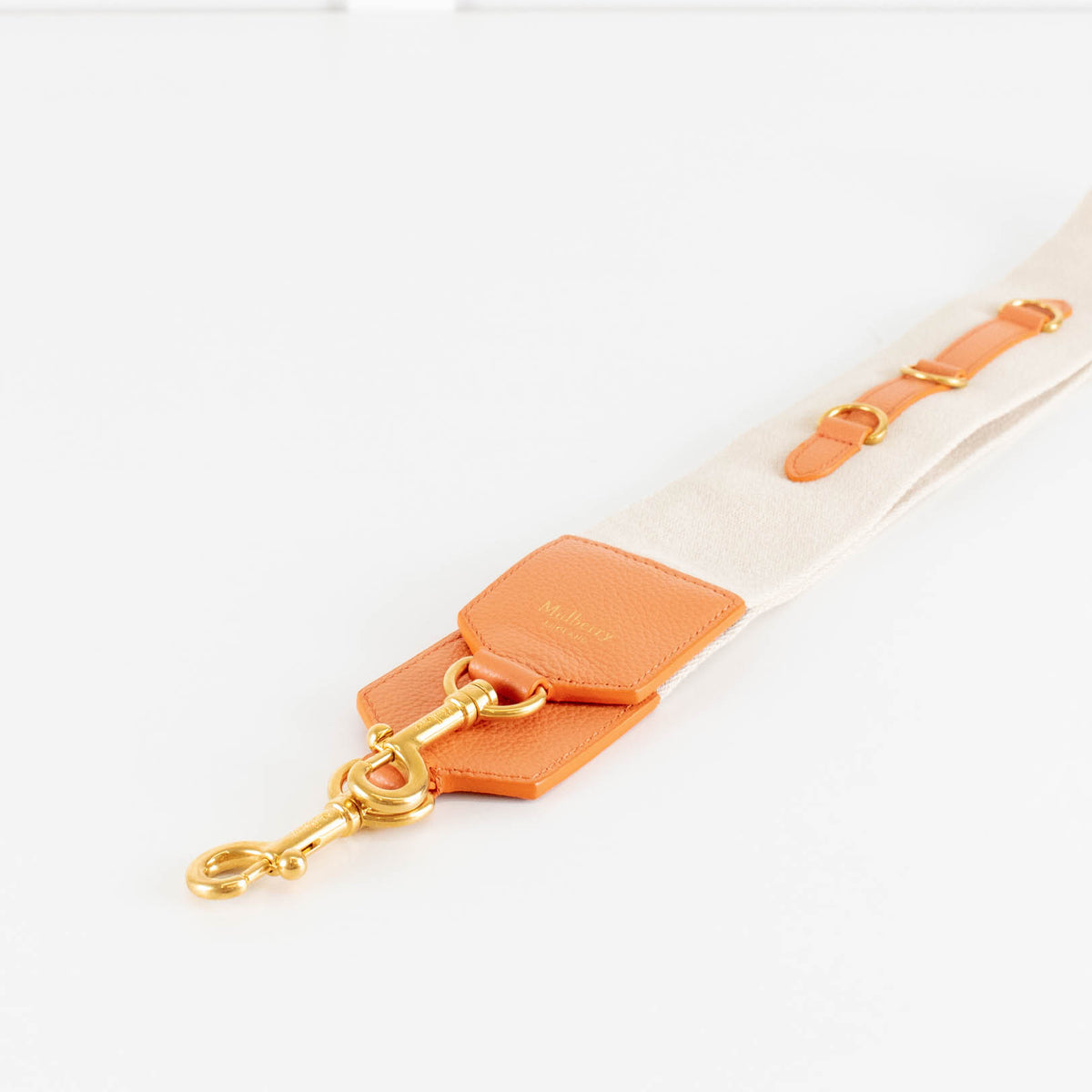 Mulberry Orange Grain Leather Small Darley Satchel Bag