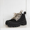Proenza Schouler Black Canvas Chunky Boots