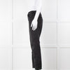 Frame Le High Straight Leg Jeans in Washed Black