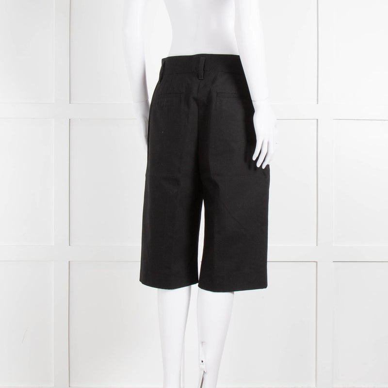 Marc Jacobs Black Cotton Bermuda Shorts