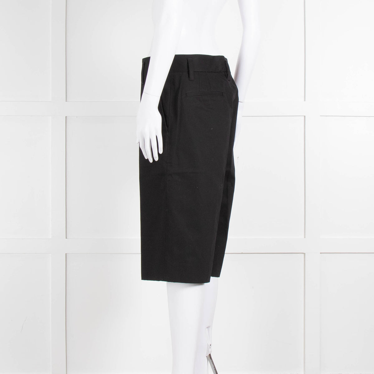 Marc Jacobs Black Cotton Bermuda Shorts