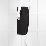 Marc Jacobs Black Cotton Bermuda Shorts
