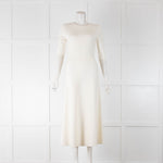Gabriela Hearst White Knit Maxi Dress