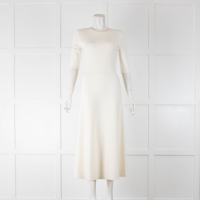 Gabriela Hearst White Knit Maxi Dress