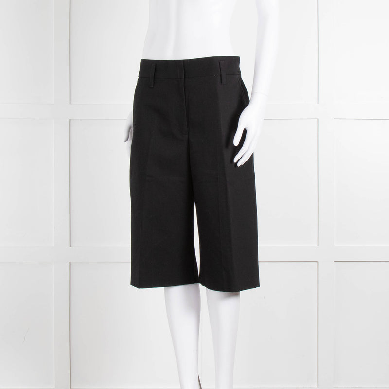 Marc Jacobs Black Cotton Bermuda Shorts
