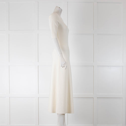 Gabriela Hearst White Knit Maxi Dress