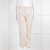DEREK LAM 10 CROSBY Cream Trousers With Black Pin Stripe
