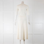 Gabriela Hearst White Knit Maxi Dress