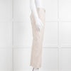 DEREK LAM 10 CROSBY Cream Trousers With Black Pin Stripe