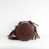 NEOUS Venus Bucket Bag In Burgundy Brown