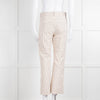 DEREK LAM 10 CROSBY Cream Trousers With Black Pin Stripe