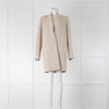 Isabel Marant Light Grey Pony Skin Trim Coat