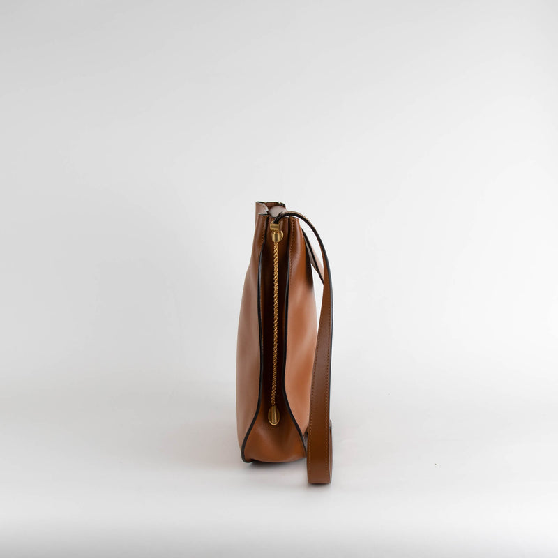 NEOUS Corvus Bag In Tan Brown Leather
