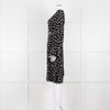 Lily & Lionel Black With White Star Print Dress With Contrast Belt