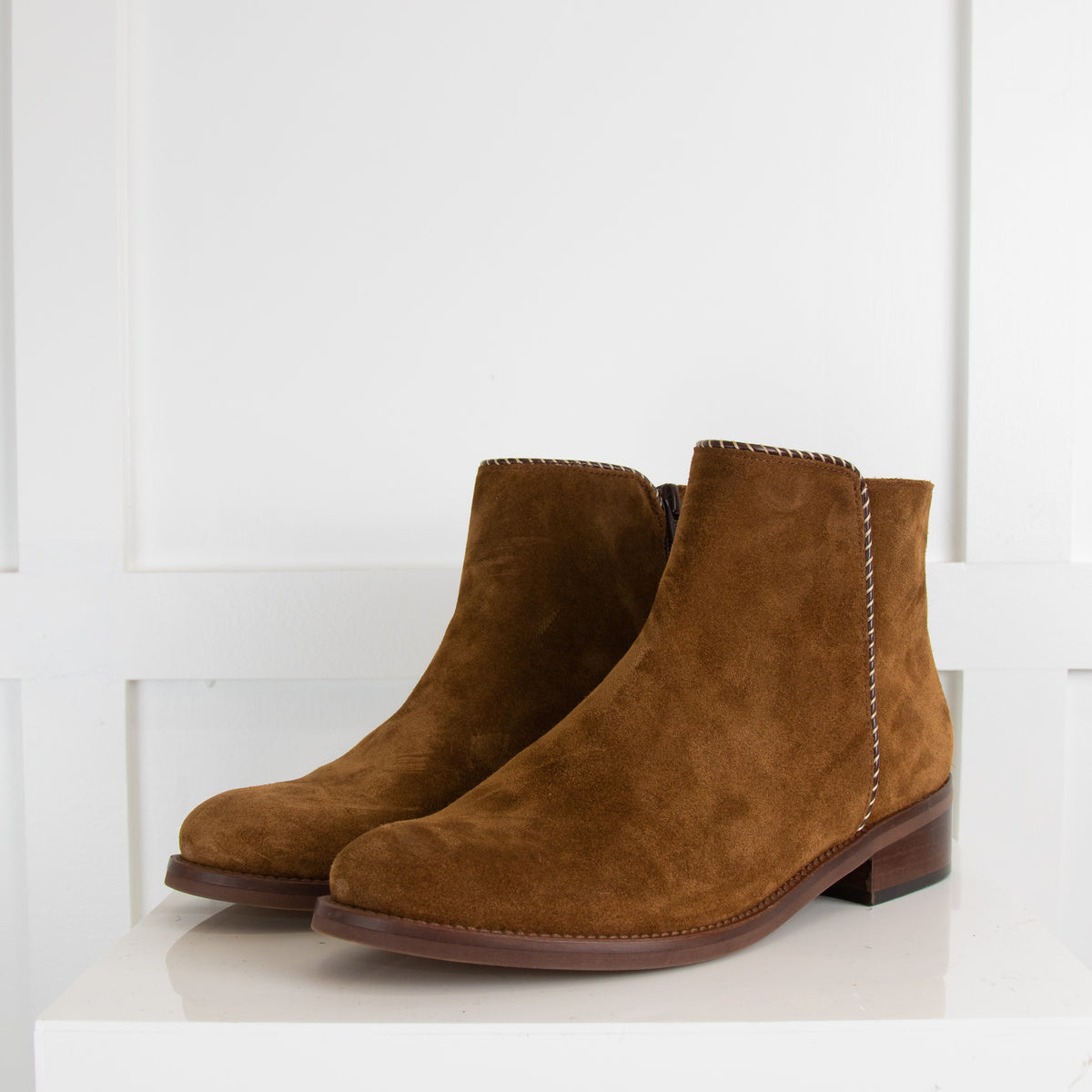 Penelope Chilvers Tan Morena Suede Boots