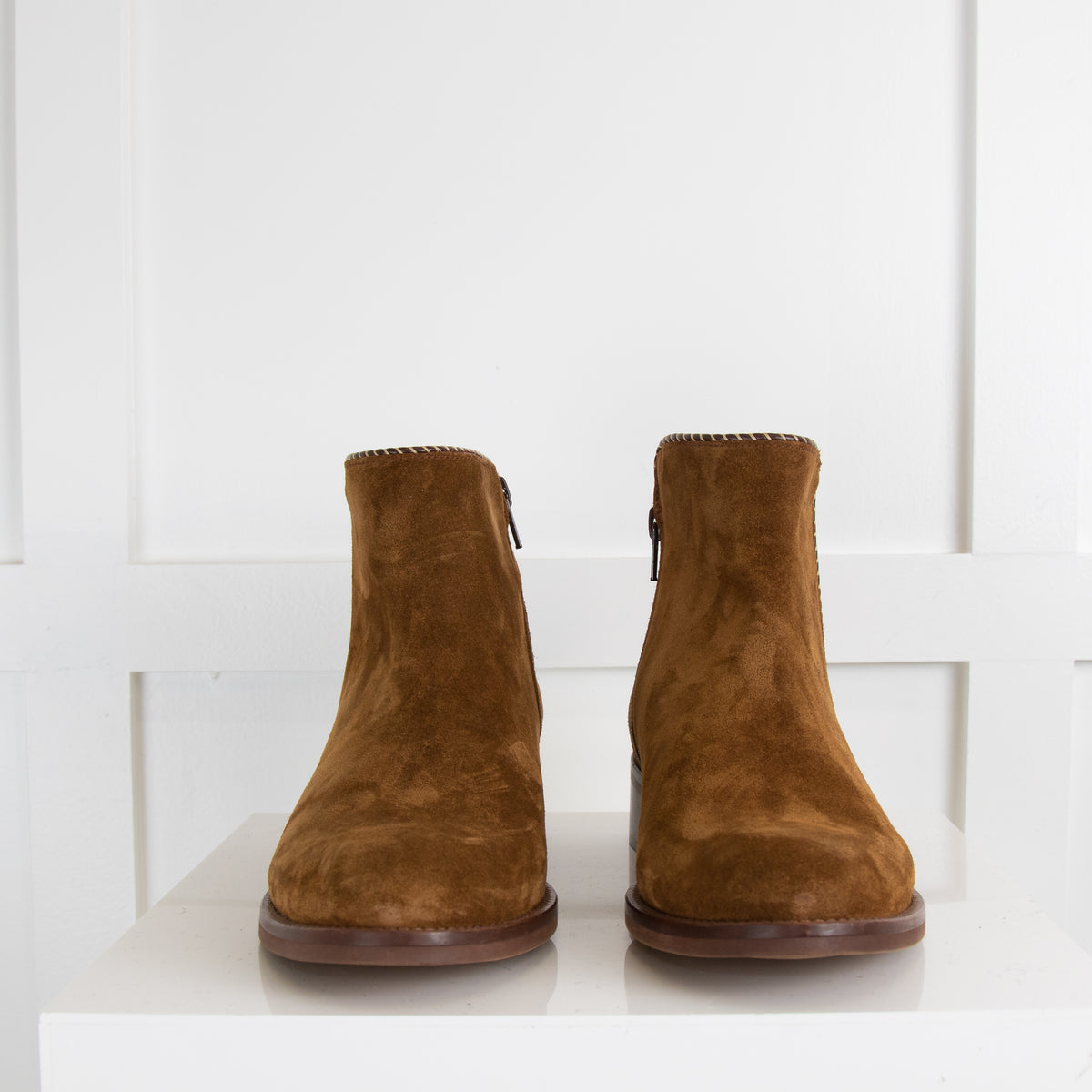 Penelope Chilvers Tan Morena Suede Boots