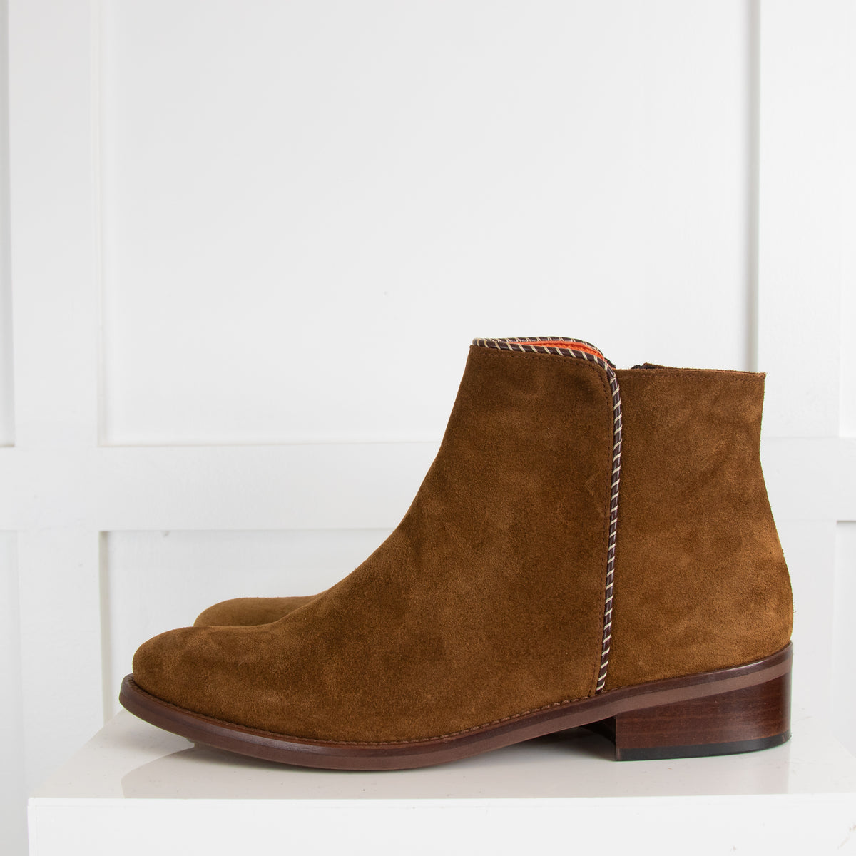 Penelope Chilvers Tan Morena Suede Boots
