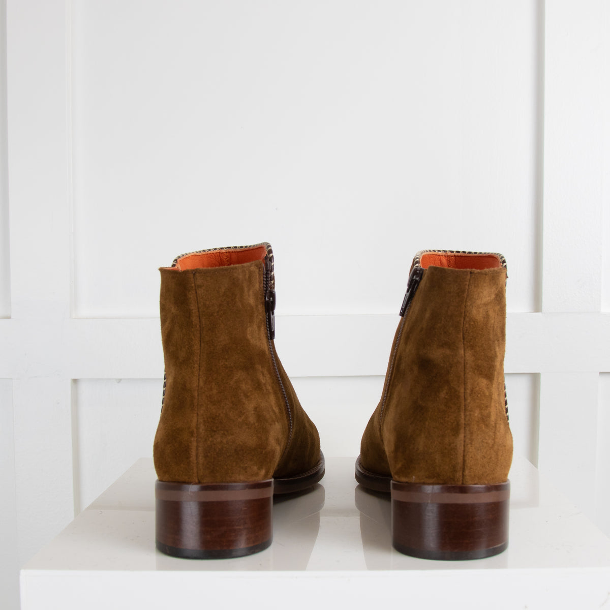 Penelope Chilvers Tan Morena Suede Boots