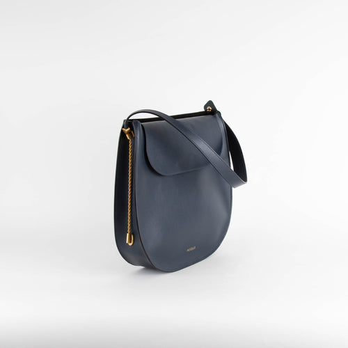 NEOUS Corvus Saddle Bag In Navy Blue