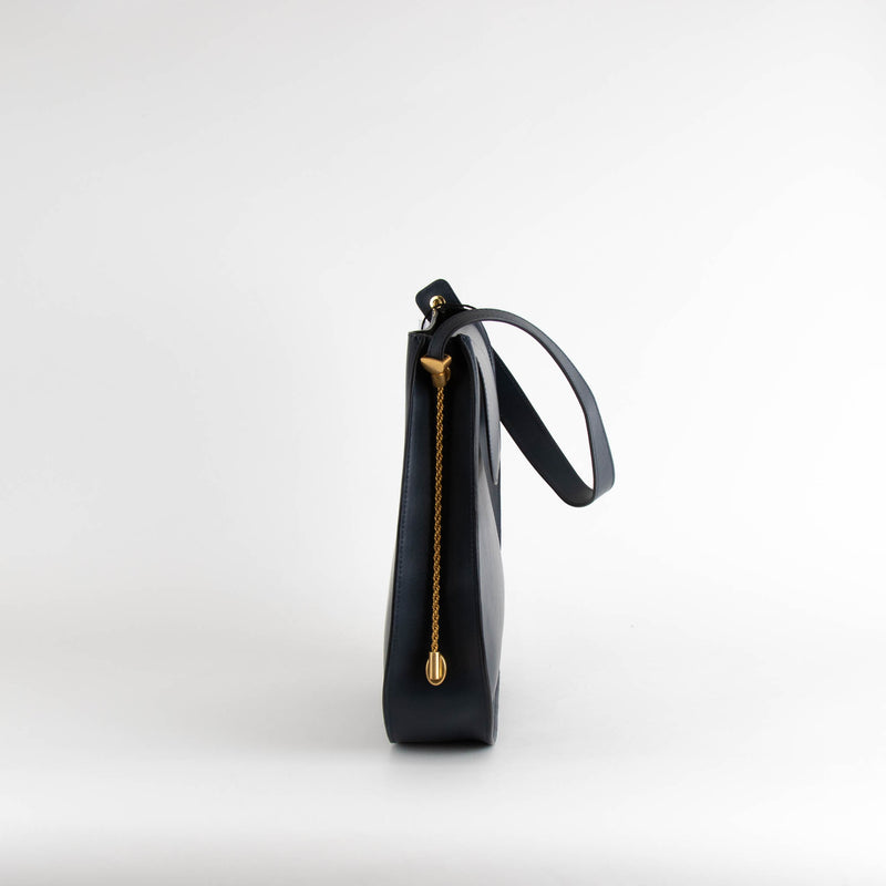 NEOUS Corvus Saddle Bag In Navy Blue