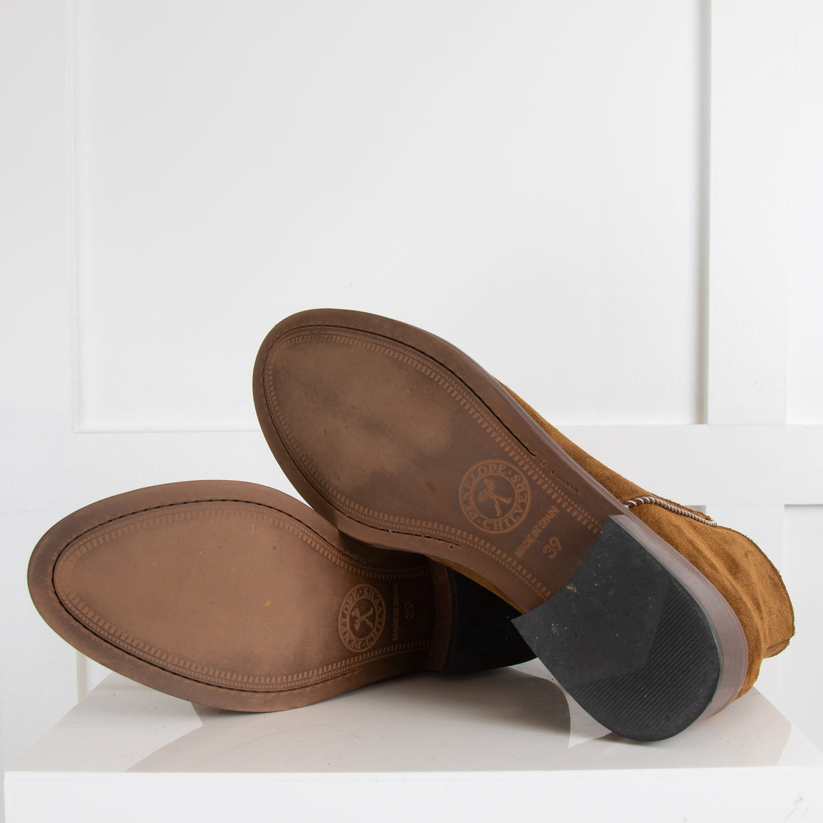 Penelope Chilvers Tan Morena Suede Boots