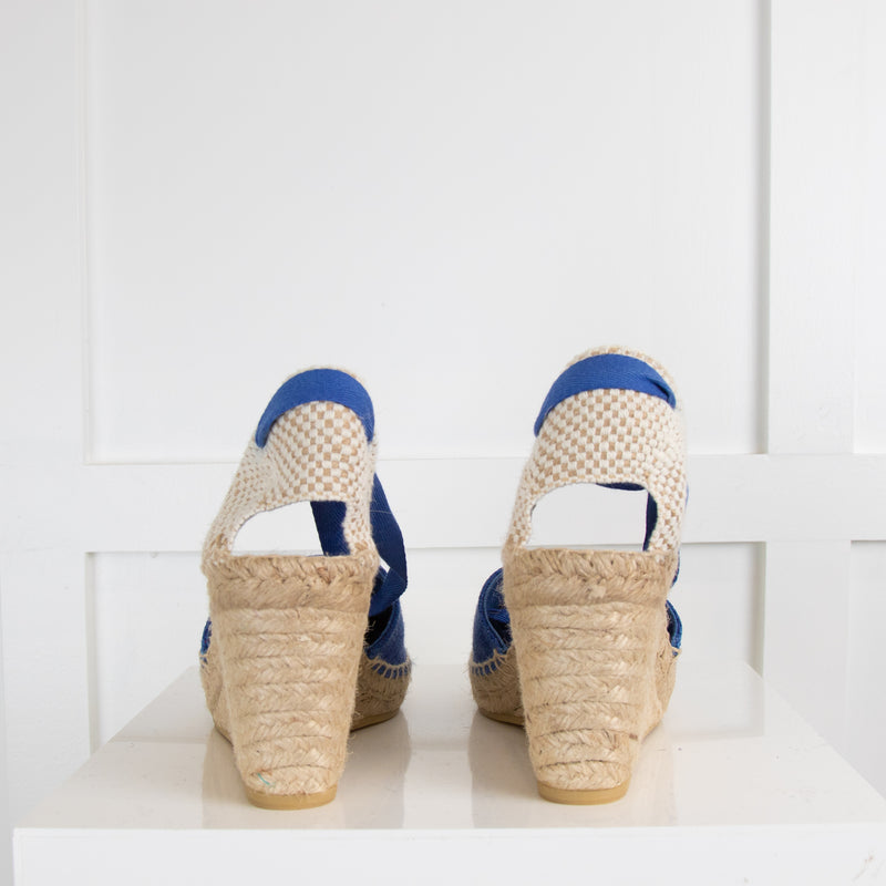 Prada Blue Espadrilles