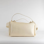 NEOUS Scorpius Cream Leather Carryall Tote