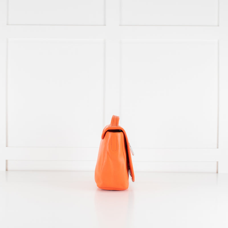 Marc Jacobs Orange Satchel Flap Bag