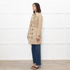 Burberry Neutral Beige Belted Short Trench Coat