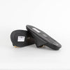 Anine Bing Black Gold Buckle Waylon Double-Strap Sliders