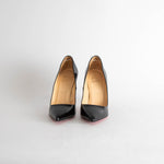 Christian Louboutin Black Patent Pointy Heeled Shoes
